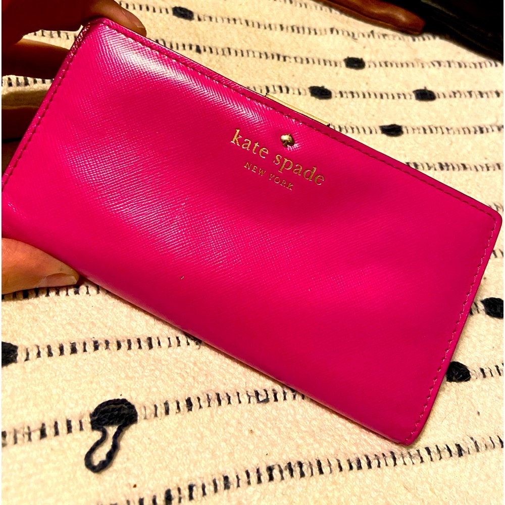 Pink Kate spade wallet